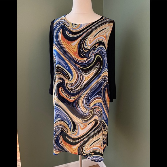 Melissa Paige Tops - Melissa Paige Multi-Colored Knit Tunic/Top - XL